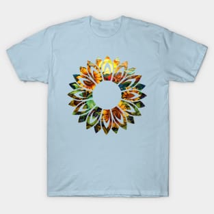 Sunflower Stained Glass T-Shirt